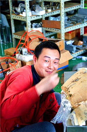 Our happy worker Mr. zhang