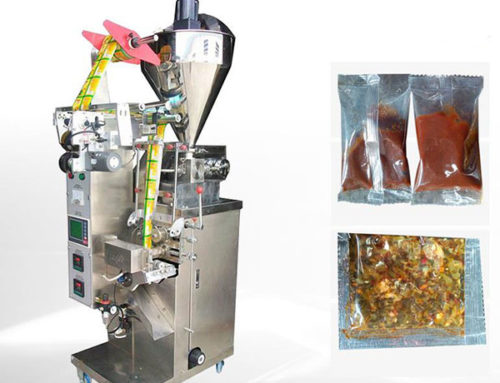 Automatic case packing machine has played an important role in the seasoning industry